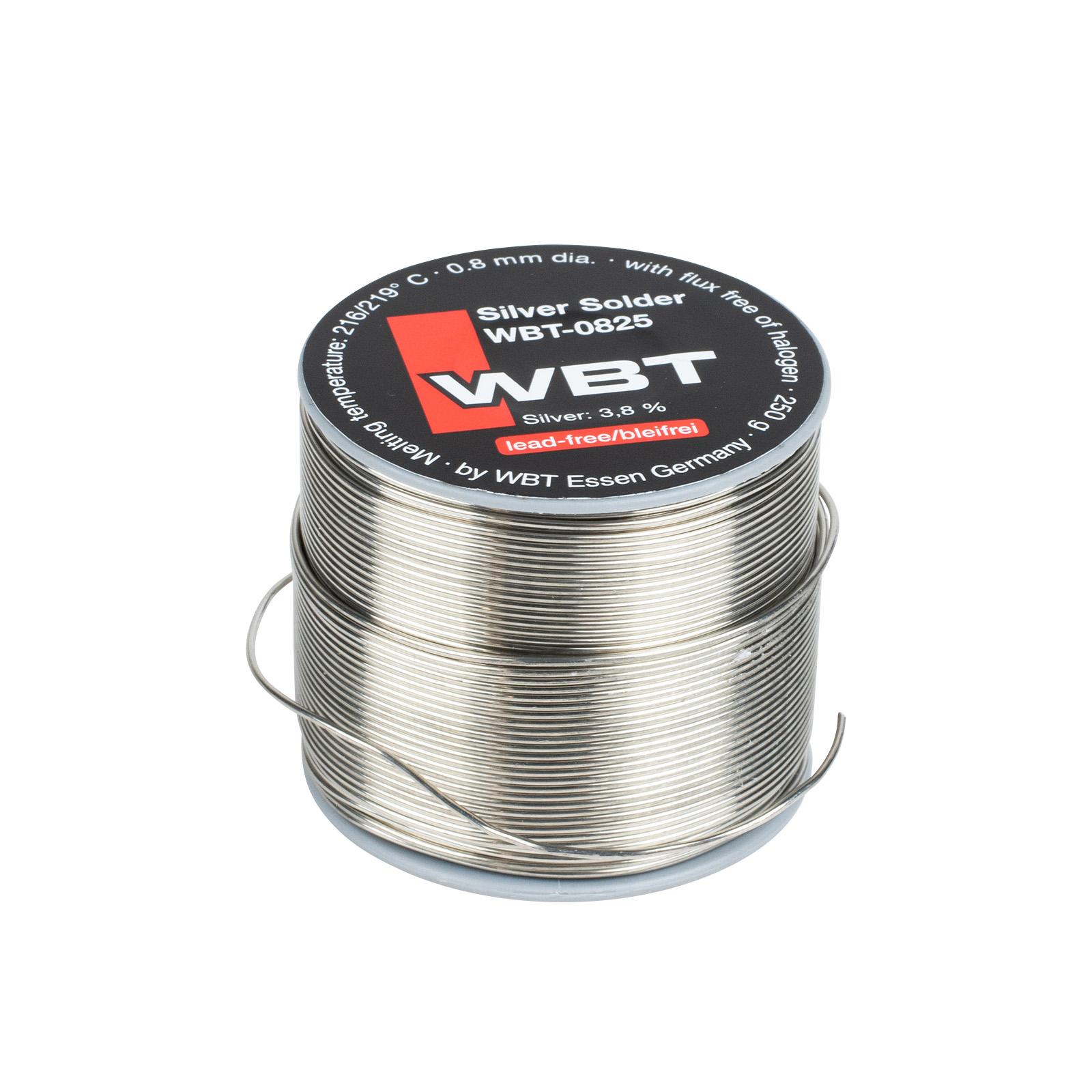 WBT 0825 Lead Free Silver Solder 4 Ag 9 16 lb. 250 Grams